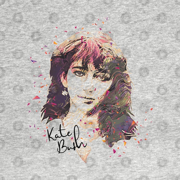 Kate Bush Retro Sketch Fan Art by VintageMimi